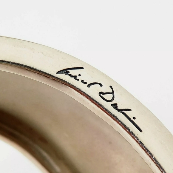 Michael Dawkins 925 Sterling Silver Starry Night Open Cuff Bracelet 51.6… - Picture 8 of 10